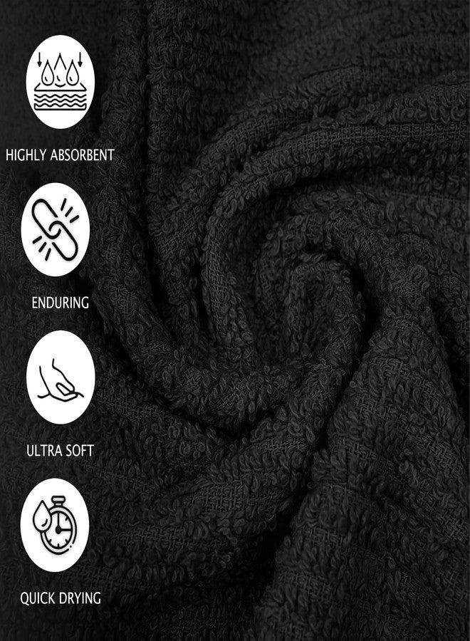 ZUPERIA Bar Mop Kitchen Towels - Pack of 12 (16" x19”) 100% Ring Spun Cotton - Dish Washcloths for Superb Cleaning and Less Lint - Highly Absorbent Dish Cloths and Dish Towels for Everyday use (Grey) - Image 3